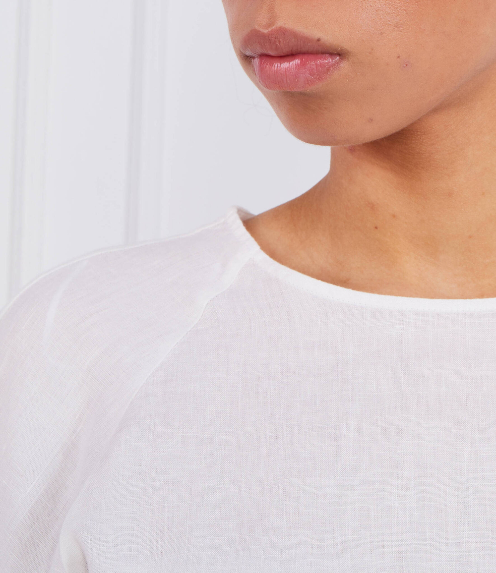 Льняная блузка Marc O' Polo - белый(303 1305 41053)