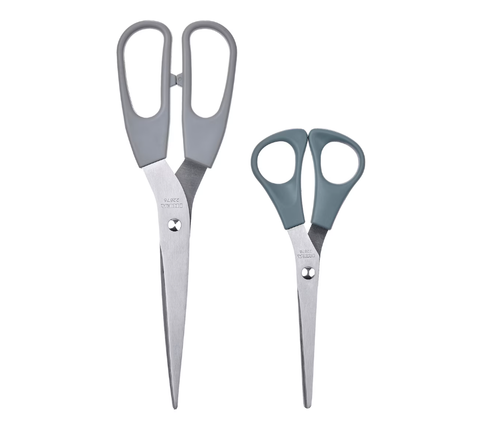 СВАРДФИСК SVАRDFISK Набор ножниц 2 шт, нерж. сталь, серый/бирюзовый