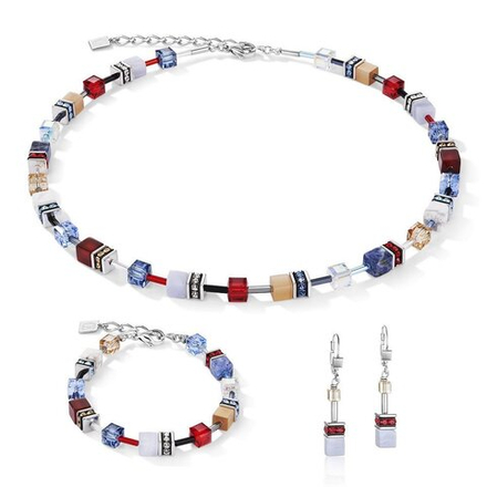 Браслет Coeur de Lion Blue-Red 4905/30-0703 цвет красный, синий