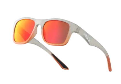 Спортивные очки 720armour Fabio / Translucent Lt. Grey Shale / Matte Neon Peach Orange Temple / HC Red Orange Lens