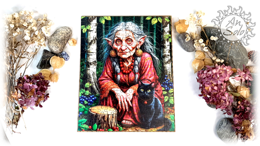 Пазл классический "Баба-Яга"