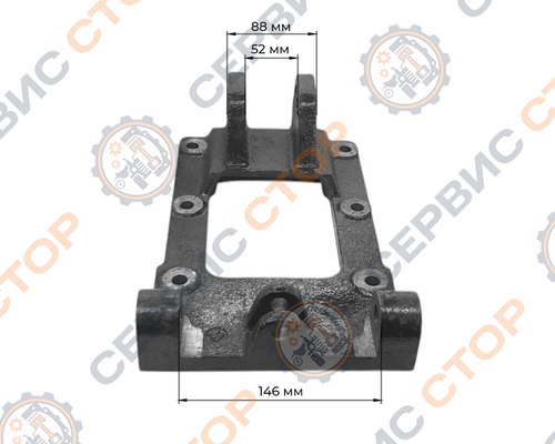 Задняя крышка (плита навески) минитрактора квадрат Shifeng 244
