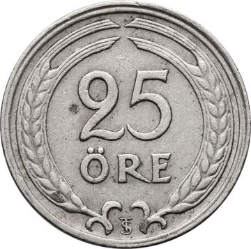 25 эре 1946 Швеция (никелевая бронза)