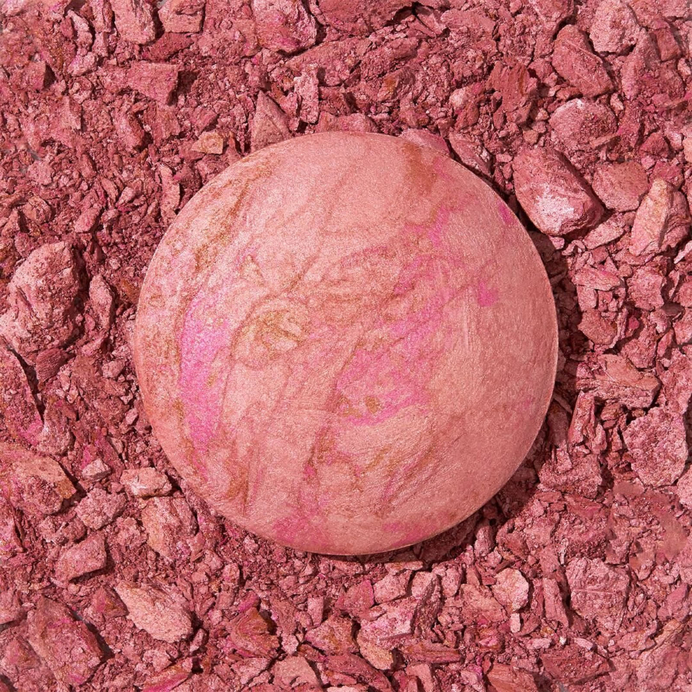 Laura Geller, Baked Blush-N-Brighten, румяна с эффектом мерцающего эффекта, 0018032B розовый кремовый, 4,5 г (0,16 унции)