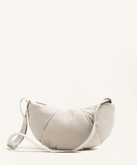 OYSHO Стеганая мини-сумка с плечевым ремнем, норка