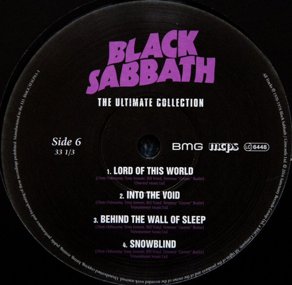 Black Sabbath / The Ultimate Collection (4LP)