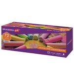 Пастель сухая художественная BRAUBERG ART DEBUT, 72 цвета, круглое сечение, 181463