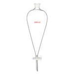 Воронка делительная грушевидная, 2000 мл, шлиф 29/32, стеклянный кран