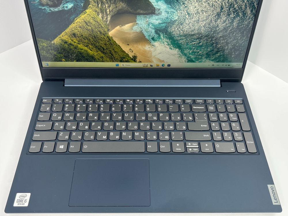 Ноутбук Lenovo Ideapad S340-15IIL (81VW007LRK)15,6"/Intel Core i5-1035G1/RAM 8GB/SSD 128GB, HDD 1000GB/Intel UHD Graphics/1920*1200/IPS/DOS/Подсветка кл-ры: LED/синий. Состояние: B1