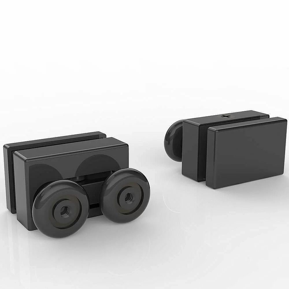 Душевой уголок Black&White Stellar Wind 8729090 Black 90х90 стекло прозрачное/профиль черный матовый