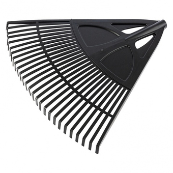 Грабли веерные пластиковые, 620 мм, 27 плоских зубьев, без черенка, Сибртех