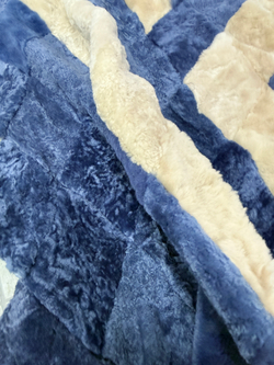 Меховой Коврик прикроватный накидка на кресло из овчины