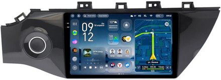 Магнитола для KIA Rio 4, Rio X-Line 2017-2020 (рамка с кнопкой) - Teyes CC4-PRO монитор 9.5" 2K QLED на Android 13, Snapdragon 778G, AI, CarPlay, DSP, 4G SIM-слот