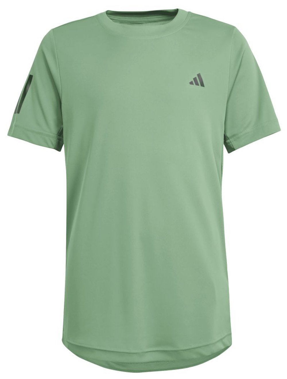 Футболка для мальчика теннисная Adidas B Club 3 Stripes Tennis Shirt - зеленый