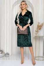 Платье Зимняя роза (зеленое) П12193-35 LT Collection