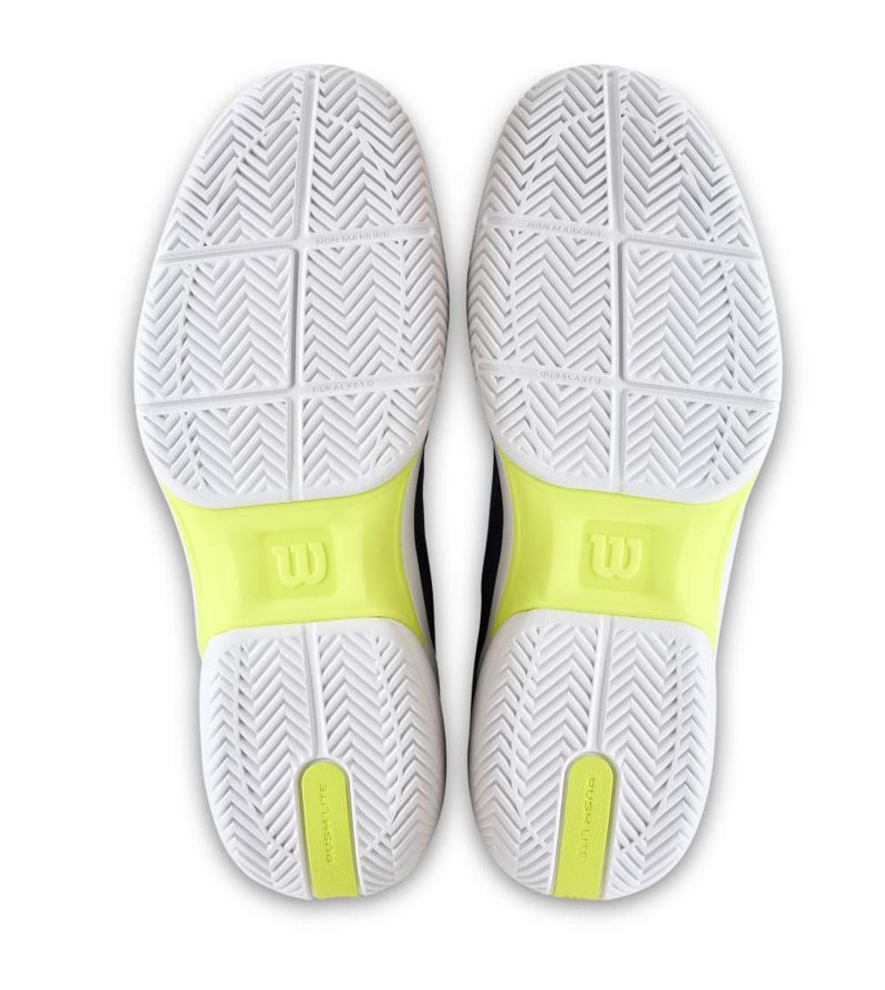 Мужские кроссовки теннисные Wilson Rush Lite 5 - deja vu blue/white/safety yellow