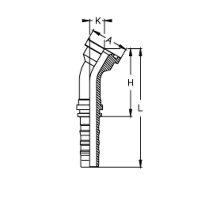 Фитинг DN 25 SFL 1 44.5 (30) CS