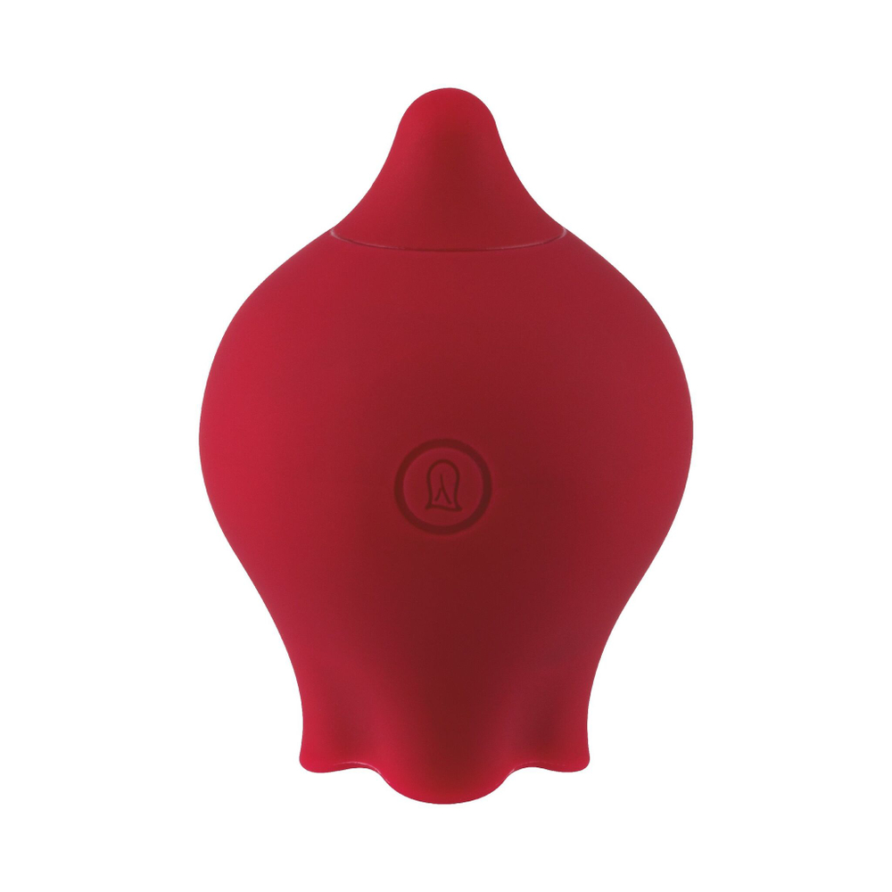 Клиторальный стимулятор в форме бутона (Цвет: красный)