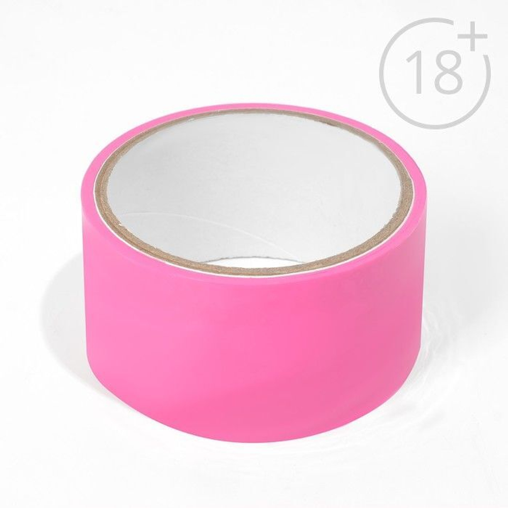 Розовая ПВХ-лента для связывания - 10 метров (Цвет: розовый)