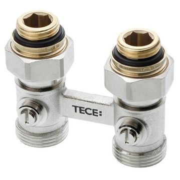 Узел для нижнего подключения радиаторов TECE проходной 3/4" EK x 1/2" НР (8740438)