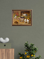 Картина на стену для интерьера на холсте в раме "Farmshause" 24*30 см