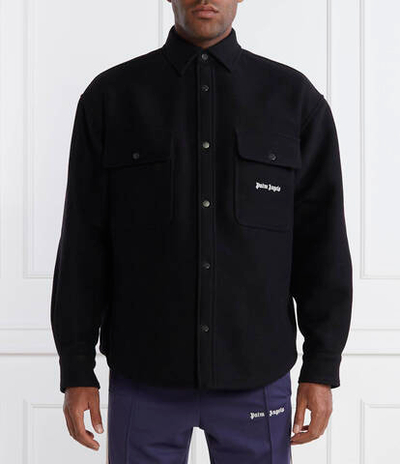 Хлопковая куртка Palm Angels - черный(PMES012F 23FAB002)