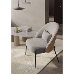 Кресло Cloud, рогожка, грифельно-серое