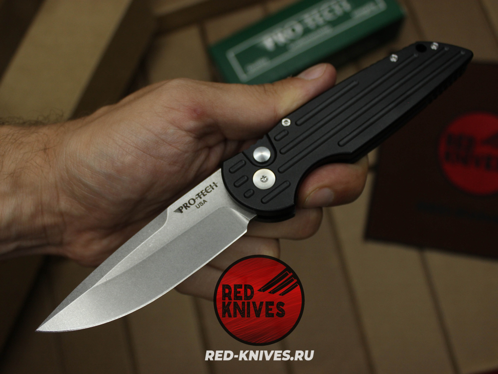 Нож Pro-Tech TR-4.3 - черная рукоять RK/Н113