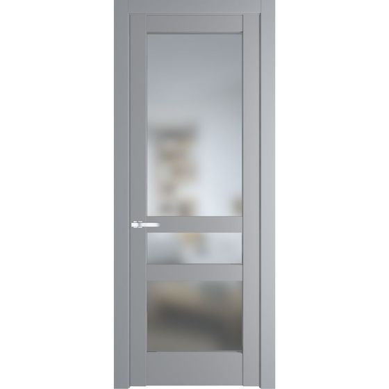 Межкомнатная дверь эмаль Profil Doors 3.5.2PD смоки остеклённая