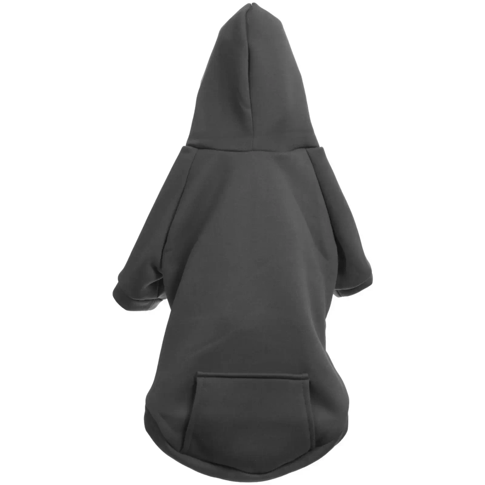 Кофта - толстовка для мелких пород собак «BRO Style», цвет черный, р 2XL (на флисе)