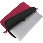 TUCANO MELANGE SLEEVES FOR MacBook Air 15 (2023)/ MacBook Pro 15 (2016-2019)/ Laptop 14/ Laptop 13 Burgundy
