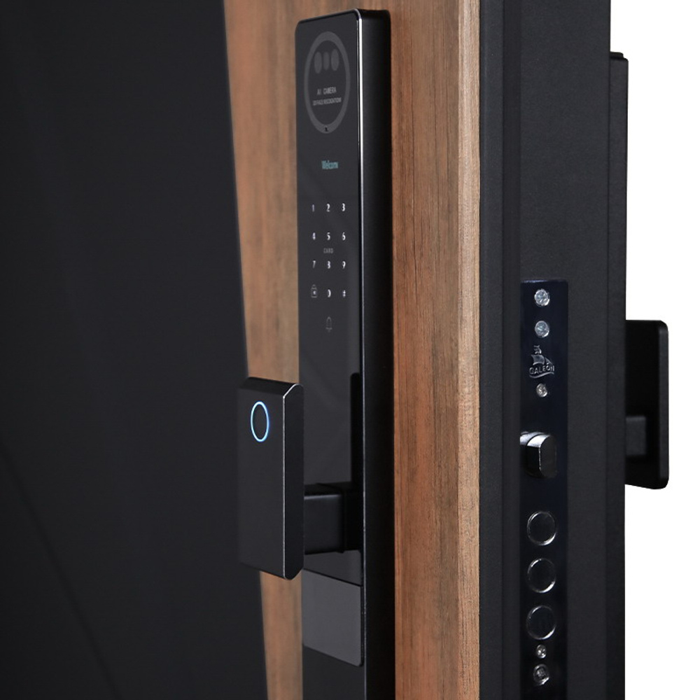 Стальная дверь "Макс 3D" (биометрический замок Y12). Заказная модель.