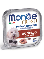Влажный корм Monge Dog Fresh для собак, с ягненком 100 г