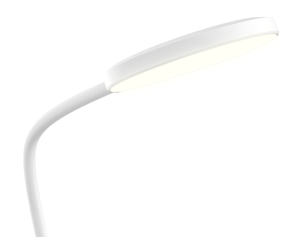 Светильник светодиодный настольный DE600 WH белый LED 2800-6500K 5W