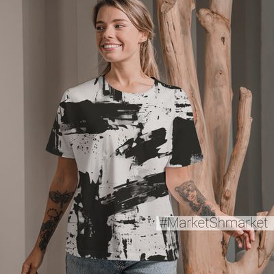 Футболка женская стандарт с принтом 