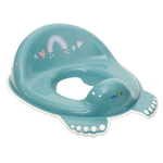 Накладка на унитаз Метео антискольз. бирюзово-синий (Tega)