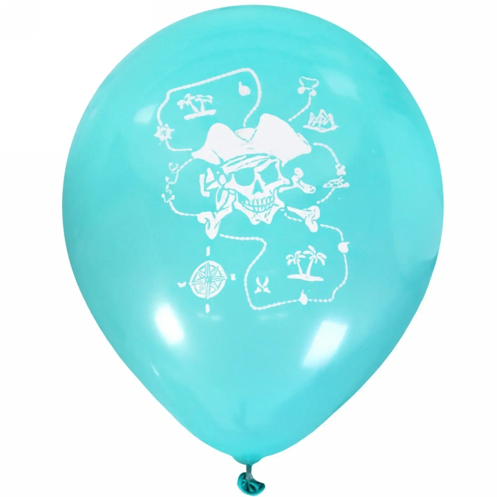 Воздушные шары 50 шт, 10»/25см «Пират», (микс)