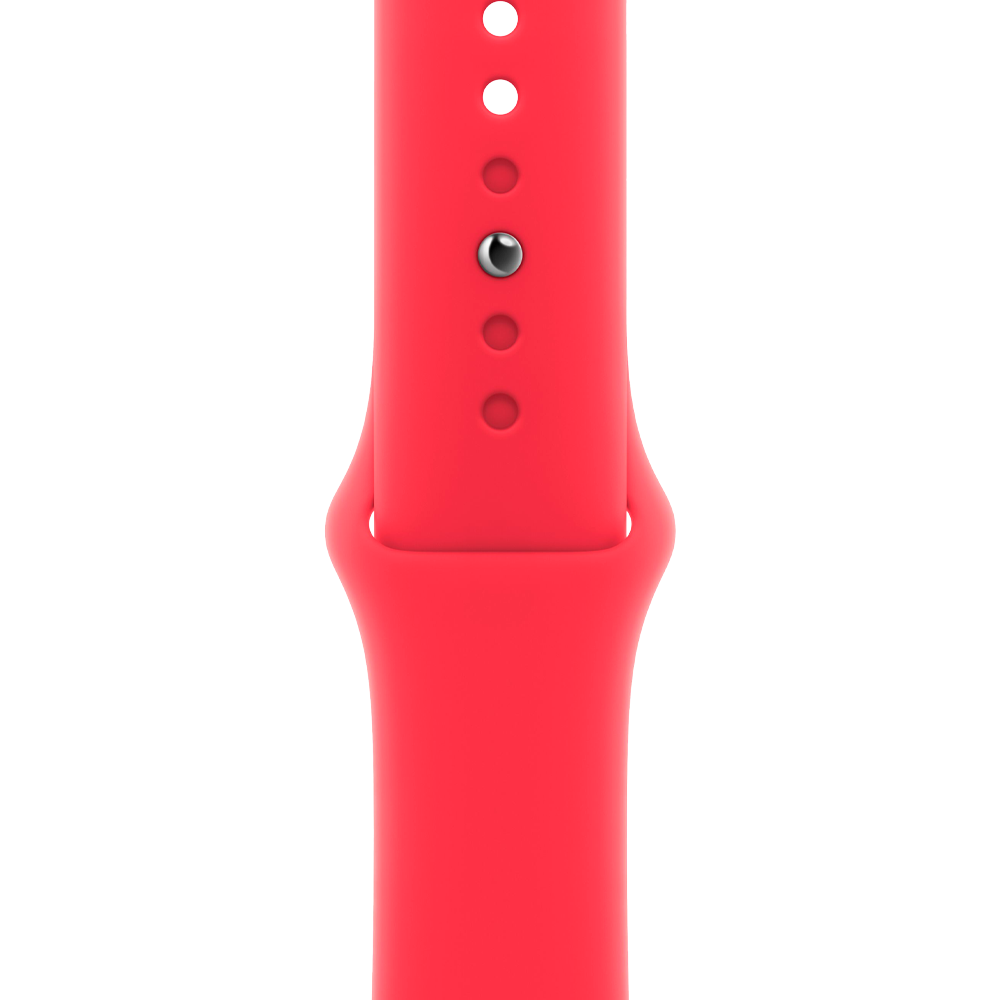 Умные часы Apple Watch Series 9 GPS, 41mm, Aluminium Case with Sport Band M/L, Red (Красный)