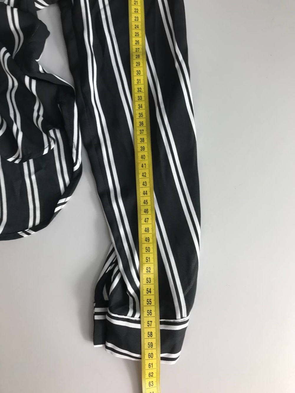 Блузка H&M в полоску, маркировка 36, визуально на 42 размер