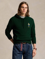Хлопковая Худи POLO RALPH LAUREN - темно-зеленый(710946003)
