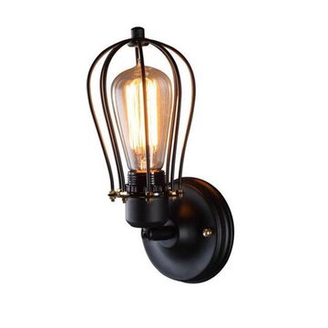 Бра 1*Е27 LOFT2106W чёрный Loft cage LOFT IT