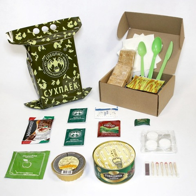 Сухой паек разовый Ужин Вариант 1 (ИРП-Ужин1) СПЕЦПИТ