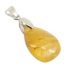 Кулон "Венера" кварц-волосатик