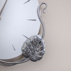 Часы настенные Monstera Deliciosa (Монстера) Айс