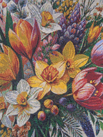 Декоративный гобеленовый чехол для интерьерной подушки Надежда 38*38