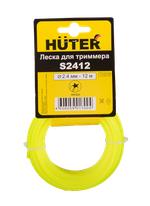 Леска Huter S2412 для триммера, 2.4 мм, звезда