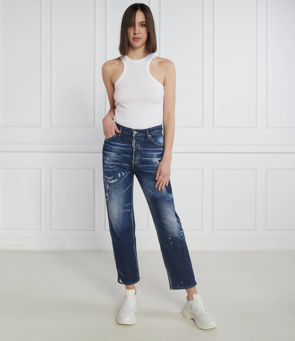 джинсы boston jean Dsquared2 - темно-синий(S72LB0547 S30342)