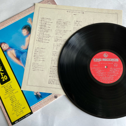 Винтажная виниловая пластинка LP Сборник The Peanuts Лучшие 20 Японская Эстрада (Япония 1974) (Оби)