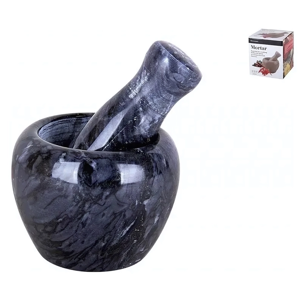 Ступка с пестиком 8см мрамор