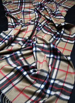 Плед 130х180 Glen Saxon Tartan Camel Thompson Германия-Шотландия